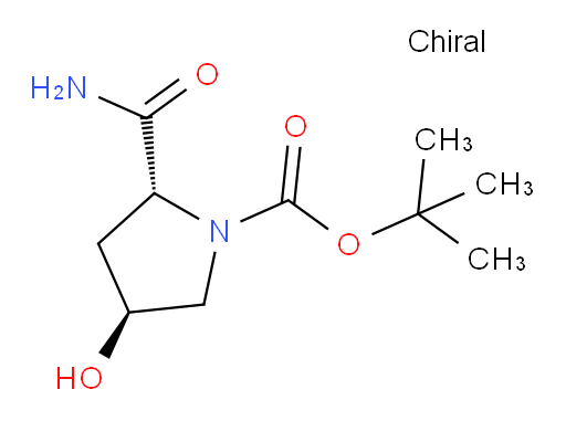 tert-butyl (2R,4S)-2-carbamoyl-4-hydroxypyrrolidine-1-carboxylate