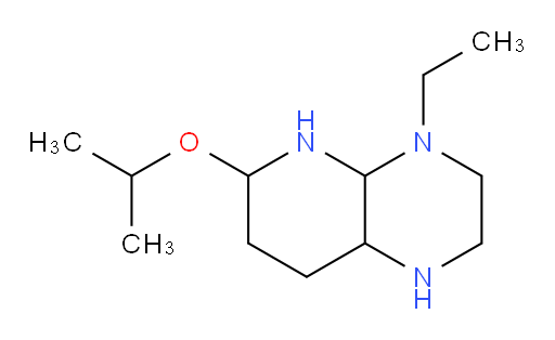 4-ethyl-6-(propan-2-yloxy)-decahydropyrido[2,3-b]piperazine