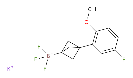 potassium trifluoro[3-(5-fluoro-2-methoxyphenyl)bicyclo[1.1.1]pentan-1-yl]boranuide