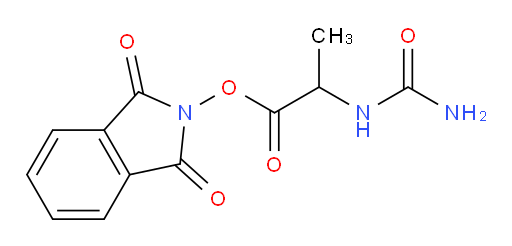 1,3-dioxo-2,3-dihydro-1H-isoindol-2-yl 2-(carbamoylamino)propanoate