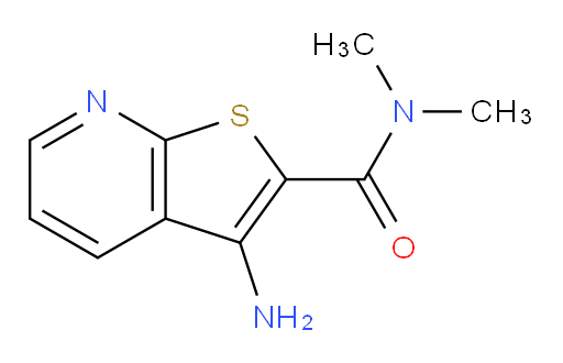 3-amino-N,N-dimethylthieno[2,3-b]pyridine-2-carboxamide
