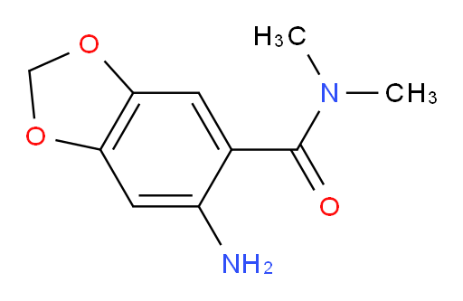 6-amino-N,N-dimethyl-1,3-dioxaindane-5-carboxamide
