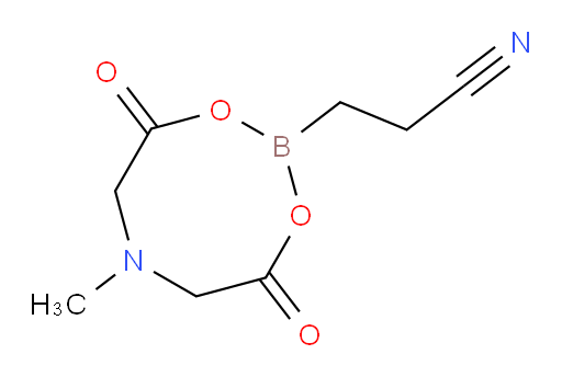 3-(6-methyl-4,8-dioxo-1,3,6,2-dioxazaborocan-2-yl)propanenitrile