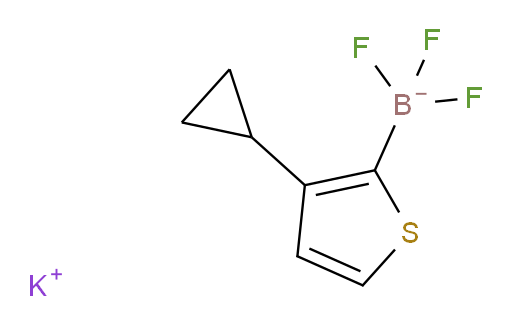 potassium (3-cyclopropylthiophen-2-yl)trifluoroboranuide