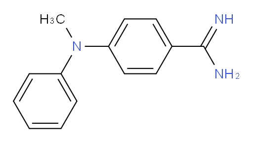 4-[methyl(phenyl)amino]benzene-1-carboximidamide