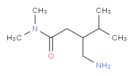 3-(aminomethyl)-N,N,4-trimethylpentanamide
