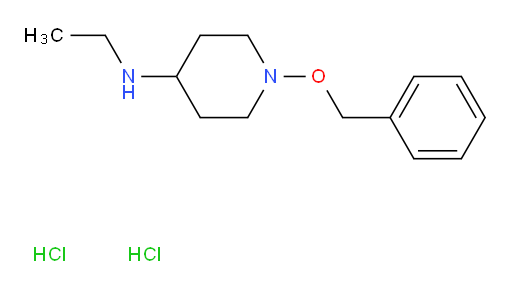 1-(benzyloxy)-N-ethylpiperidin-4-amine dihydrochloride