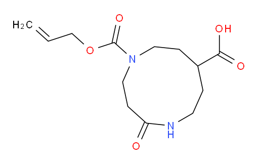 4-oxo-1-[(prop-2-en-1-yloxy)carbonyl]-1,5-diazecane-8-carboxylic acid