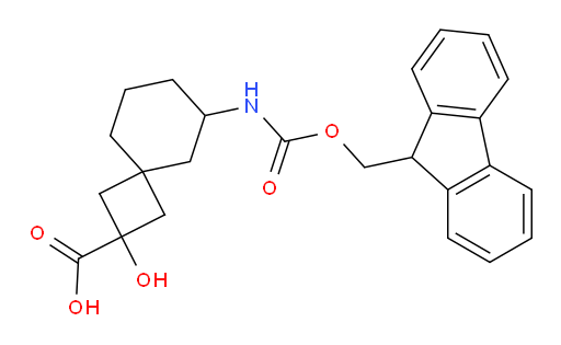 6-({[(9H-fluoren-9-yl)methoxy]carbonyl}amino)-2-hydroxyspiro[3.5]nonane-2-carboxylic acid