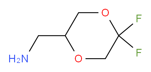 1-(5,5-difluoro-1,4-dioxan-2-yl)methanamine