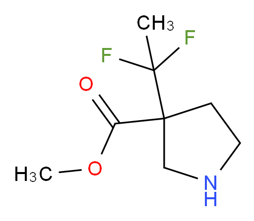 methyl 3-(1,1-difluoroethyl)pyrrolidine-3-carboxylate