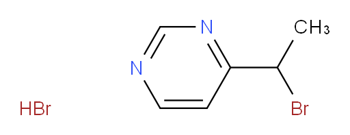 4-(1-bromoethyl)pyrimidine hydrobromide