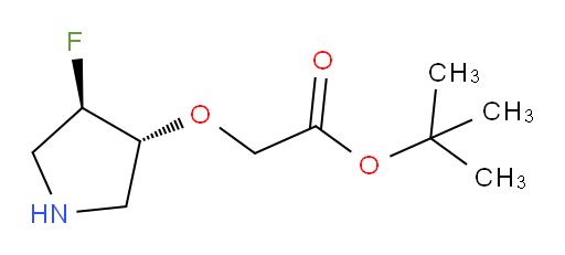 rac-tert-butyl 2-{[(3R,4R)-4-fluoropyrrolidin-3-yl]oxy}acetate