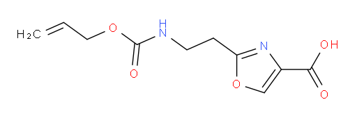 2-(2-{[(prop-2-en-1-yloxy)carbonyl]amino}ethyl)-1,3-oxazole-4-carboxylic acid