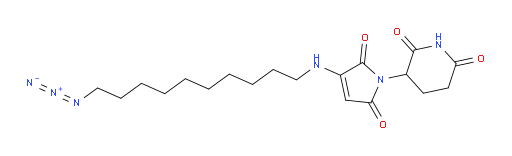 3-{3-[(10-azidodecyl)amino]-2,5-dioxo-2,5-dihydro-1H-pyrrol-1-yl}piperidine-2,6-dione