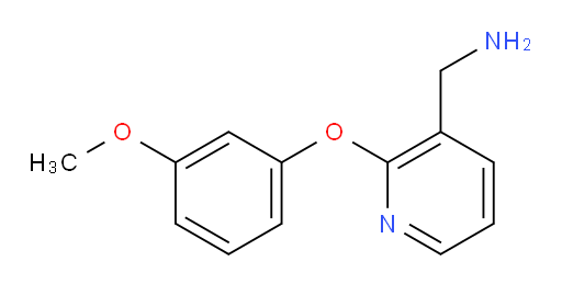 1-[2-(3-methoxyphenoxy)pyridin-3-yl]methanamine