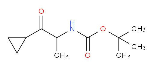 tert-butyl N-(1-cyclopropyl-1-oxopropan-2-yl)carbamate