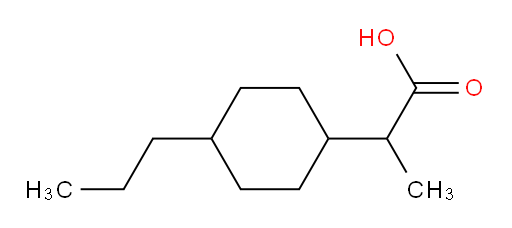 2-(4-propylcyclohexyl)propanoic acid