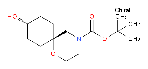 tert-butyl (6s,9s)-9-hydroxy-1-oxa-4-azaspiro[5.5]undecane-4-carboxylate