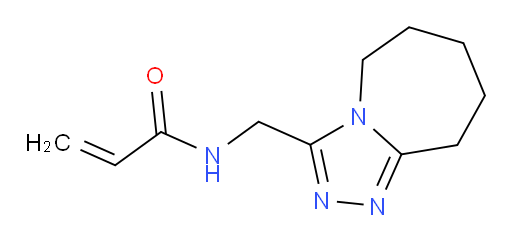 N-({5H,6H,7H,8H,9H-[1,2,4]triazolo[4,3-a]azepin-3-yl}methyl)prop-2-enamide