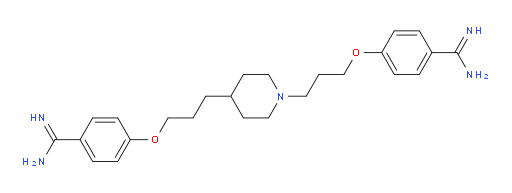 4-(3-{1-[3-(4-carbamimidoylphenoxy)propyl]piperidin-4-yl}propoxy)benzene-1-carboximidamide