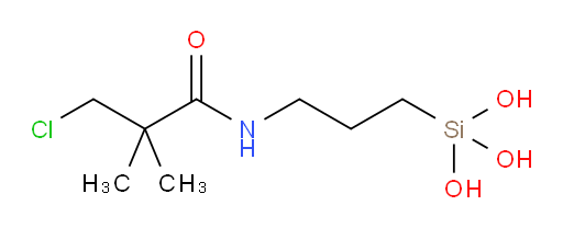 3-chloro-2,2-dimethyl-N-[3-(trihydroxysilyl)propyl]propanamide