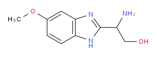 2-amino-2-(5-methoxy-1H-1,3-benzodiazol-2-yl)ethan-1-ol