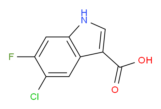 5-chloro-6-fluoro-1H-indole-3-carboxylic acid