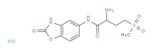 2-amino-4-methanesulfonyl-N-(2-oxo-2,3-dihydro-1,3-benzoxazol-5-yl)butanamide hydrochloride