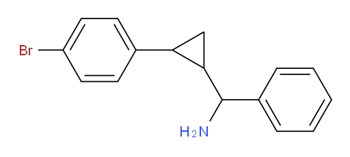 [2-(4-bromophenyl)cyclopropyl](phenyl)methanamine