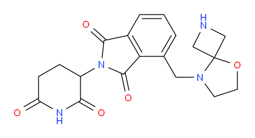 2-(2,6-dioxopiperidin-3-yl)-4-({5-oxa-2,8-diazaspiro[3.4]octan-8-yl}methyl)-2,3-dihydro-1H-isoindole-1,3-dione