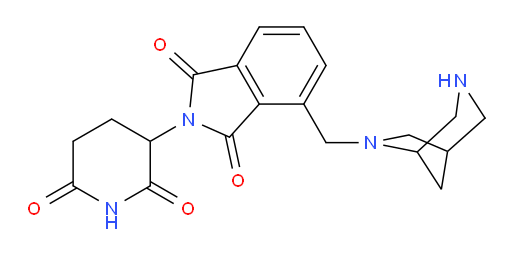 4-({3,6-diazabicyclo[3.2.1]octan-6-yl}methyl)-2-(2,6-dioxopiperidin-3-yl)-2,3-dihydro-1H-isoindole-1,3-dione