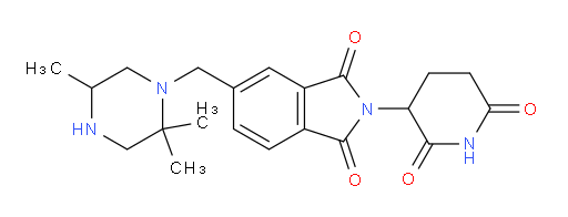 2-(2,6-dioxopiperidin-3-yl)-5-[(2,2,5-trimethylpiperazin-1-yl)methyl]-2,3-dihydro-1H-isoindole-1,3-dione