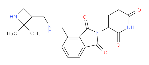 4-({[(2,2-dimethylazetidin-3-yl)methyl]amino}methyl)-2-(2,6-dioxopiperidin-3-yl)-2,3-dihydro-1H-isoindole-1,3-dione