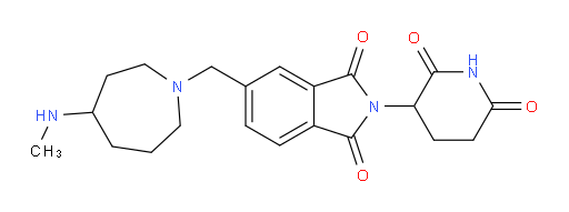 2-(2,6-dioxopiperidin-3-yl)-5-{[4-(methylamino)azepan-1-yl]methyl}-2,3-dihydro-1H-isoindole-1,3-dione