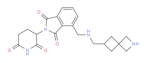 4-{[({2-azaspiro[3.3]heptan-6-yl}methyl)amino]methyl}-2-(2,6-dioxopiperidin-3-yl)-2,3-dihydro-1H-isoindole-1,3-dione