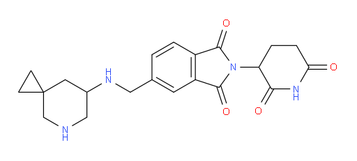5-[({5-azaspiro[2.5]octan-7-yl}amino)methyl]-2-(2,6-dioxopiperidin-3-yl)-2,3-dihydro-1H-isoindole-1,3-dione