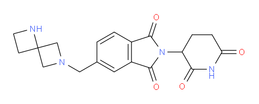 5-({1,6-diazaspiro[3.3]heptan-6-yl}methyl)-2-(2,6-dioxopiperidin-3-yl)-2,3-dihydro-1H-isoindole-1,3-dione