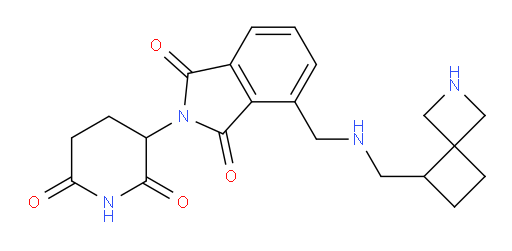 4-{[({2-azaspiro[3.3]heptan-5-yl}methyl)amino]methyl}-2-(2,6-dioxopiperidin-3-yl)-2,3-dihydro-1H-isoindole-1,3-dione