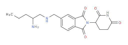 5-{[(2-aminopentyl)amino]methyl}-2-(2,6-dioxopiperidin-3-yl)-2,3-dihydro-1H-isoindole-1,3-dione