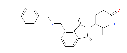 4-({[(5-aminopyridin-2-yl)methyl]amino}methyl)-2-(2,6-dioxopiperidin-3-yl)-2,3-dihydro-1H-isoindole-1,3-dione