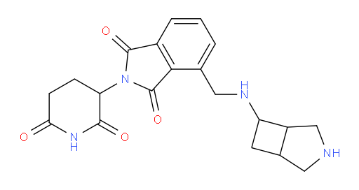 4-[({3-azabicyclo[3.2.0]heptan-6-yl}amino)methyl]-2-(2,6-dioxopiperidin-3-yl)-2,3-dihydro-1H-isoindole-1,3-dione