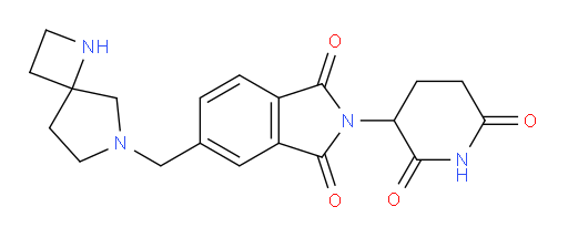 5-({1,6-diazaspiro[3.4]octan-6-yl}methyl)-2-(2,6-dioxopiperidin-3-yl)-2,3-dihydro-1H-isoindole-1,3-dione