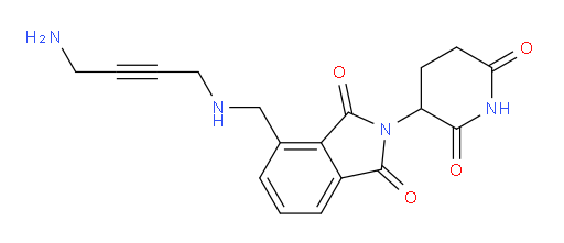 4-{[(4-aminobut-2-yn-1-yl)amino]methyl}-2-(2,6-dioxopiperidin-3-yl)-2,3-dihydro-1H-isoindole-1,3-dione