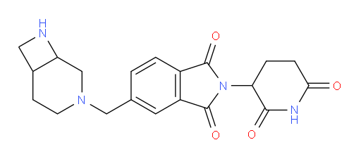 5-({3,8-diazabicyclo[4.2.0]octan-3-yl}methyl)-2-(2,6-dioxopiperidin-3-yl)-2,3-dihydro-1H-isoindole-1,3-dione