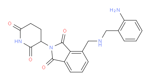 4-({[(2-aminophenyl)methyl]amino}methyl)-2-(2,6-dioxopiperidin-3-yl)-2,3-dihydro-1H-isoindole-1,3-dione