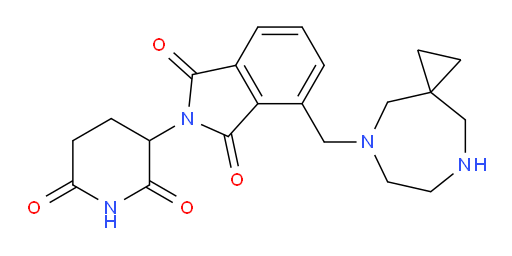 4-({5,8-diazaspiro[2.6]nonan-5-yl}methyl)-2-(2,6-dioxopiperidin-3-yl)-2,3-dihydro-1H-isoindole-1,3-dione
