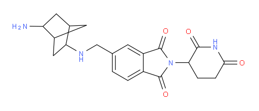 5-[({5-aminobicyclo[2.2.1]heptan-2-yl}amino)methyl]-2-(2,6-dioxopiperidin-3-yl)-2,3-dihydro-1H-isoindole-1,3-dione