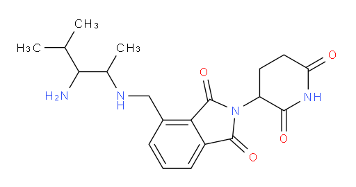 4-{[(3-amino-4-methylpentan-2-yl)amino]methyl}-2-(2,6-dioxopiperidin-3-yl)-2,3-dihydro-1H-isoindole-1,3-dione