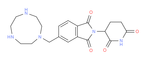 2-(2,6-dioxopiperidin-3-yl)-5-[(1,4,7-triazonan-1-yl)methyl]-2,3-dihydro-1H-isoindole-1,3-dione
